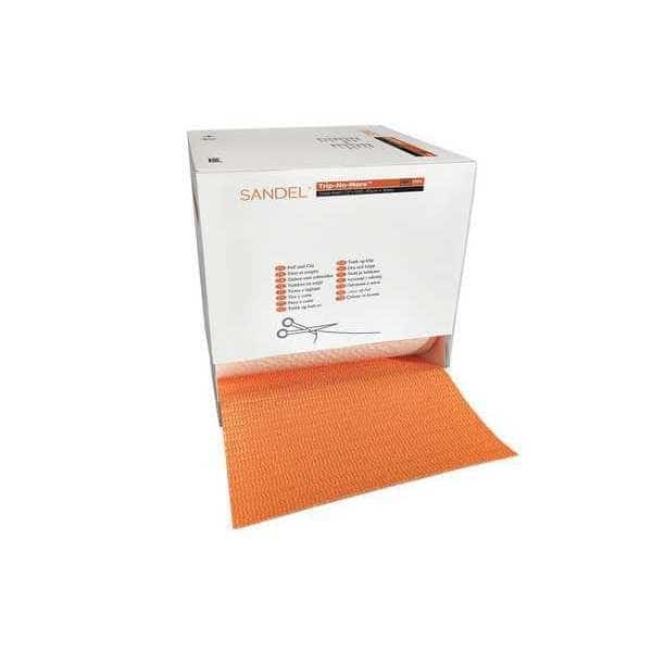 Cable Protector, 1-1/2 in H, 100 ft L, 12 in W, 1 Channel, PVC, Bright Orange