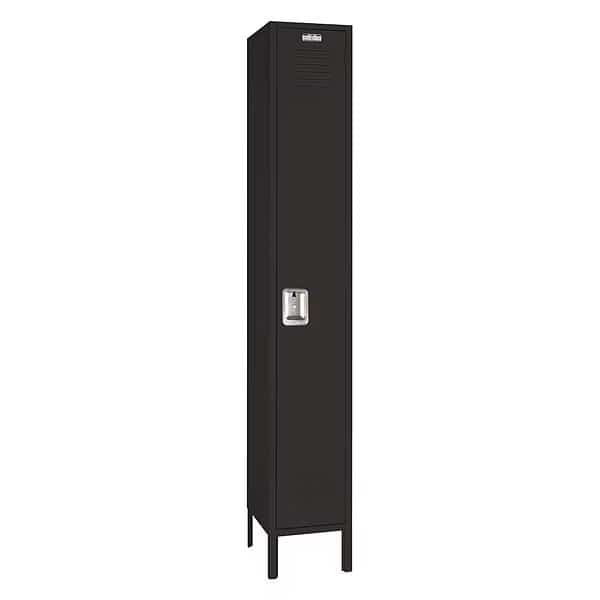 Wardrobe Locker, (1) Tier, (1) Wide, Steel, Powder Coated Finish, 12 in W, 12 in D, 66 in H