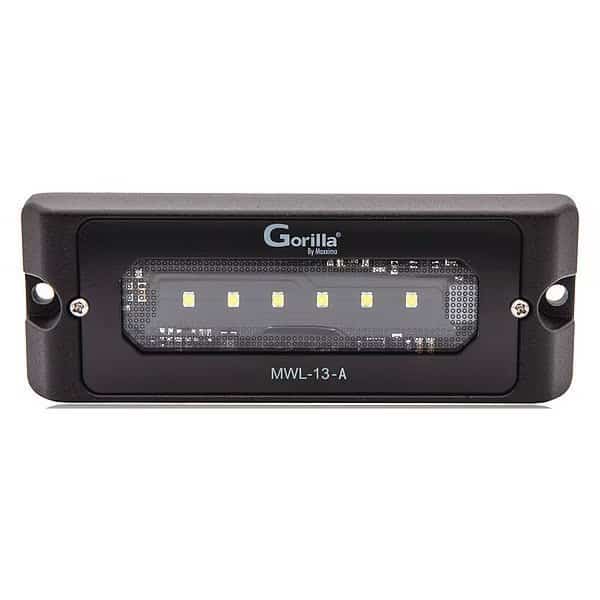 Work Light, 590 lm, LED, 2-13/64" H