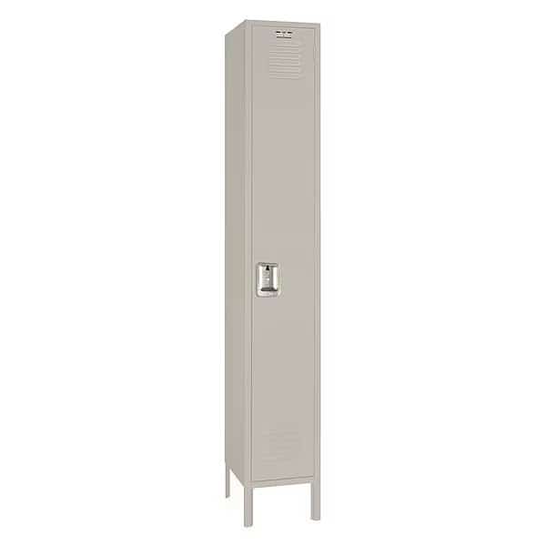 Wardrobe Locker, (1) Tier, (1) Wide, Steel, Powder Coated Finish, 12 in W, 12 in D, 66 in H