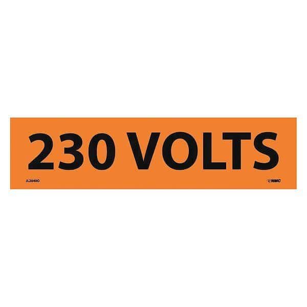 Electrical Marker, 230 Volts, Pk25