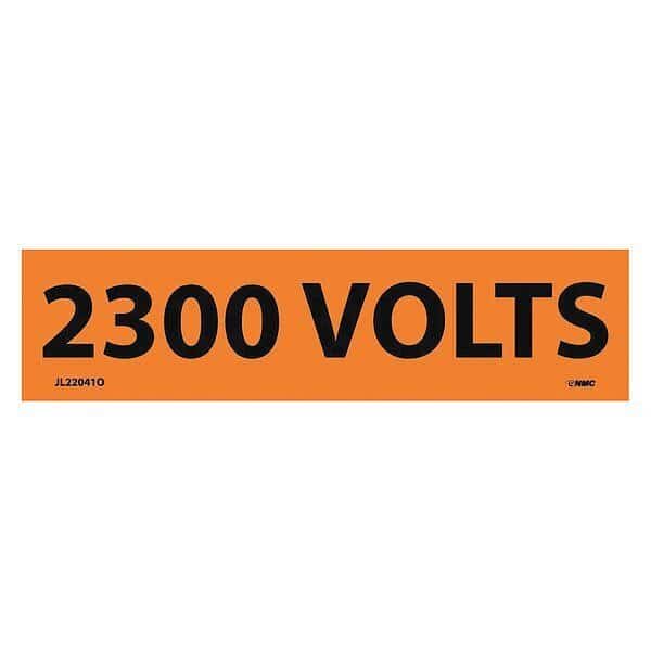 Electrical Marker, 2300 Volts, Pk25
