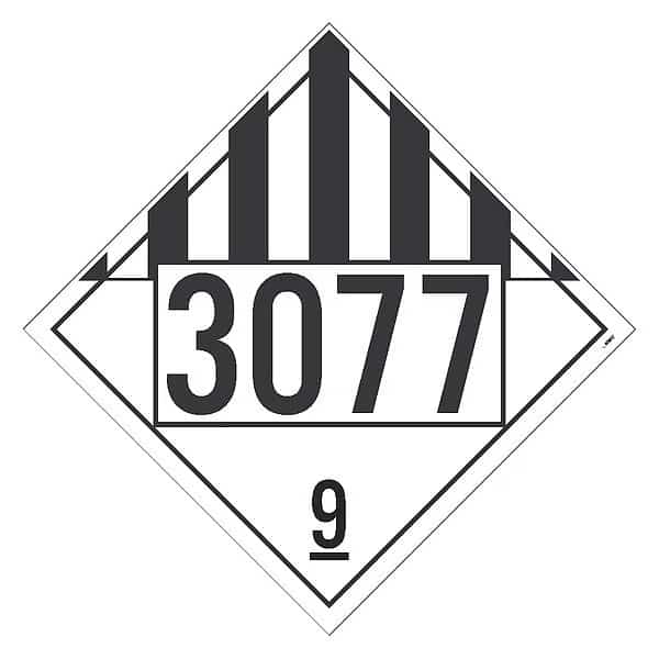 Placard Sign, 3077 9 Dot, Tag Board, Card Stock Vinyl, 10-3/4 in Width, 10-3/4 in Height