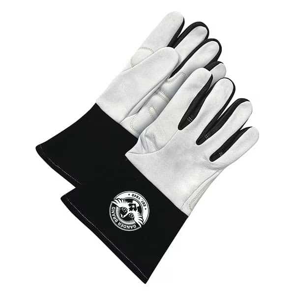 Welding Glove,Grain White,Leather,2XL,PR, Mfr#: 60-1-1949-X2L, BDG