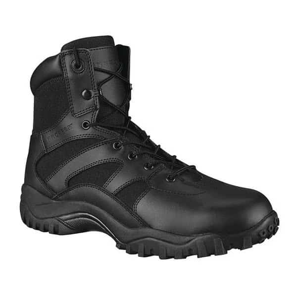 Unisex Tactical Duty Boot, Plain Toe, M, 6 in Height, Black