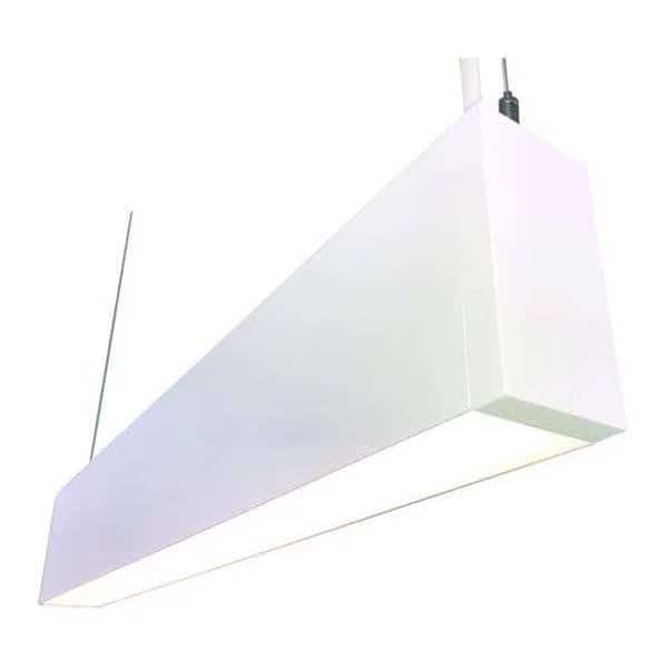 Recessed Troffer, 4 ft L, 4000 lm, 40.5W