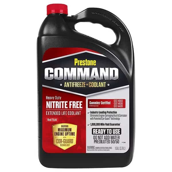 Antifreeze Coolant, Red, 1 gal., Jug