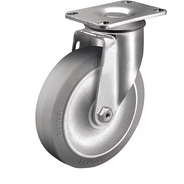 Plate Caster,Swivel,3" Wheel Dia., Mfr#: 2.03356.42, COLSON