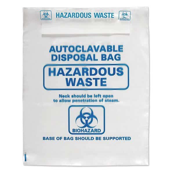 Biohazard Bag, 23 5/8in L, 16 1/4inW, PK200