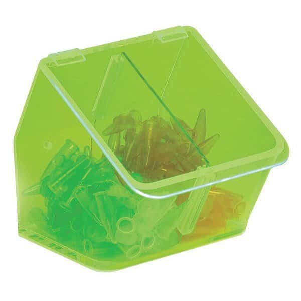 Bin,2 Slots,2 Compartments,6-1/2" H, Mfr#: HS23411, HEATHROW SCIENTIFIC