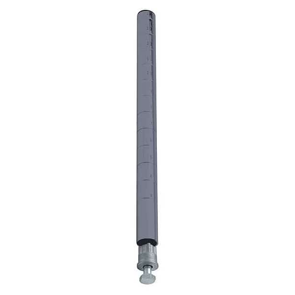 Wire Shlf Pst, 74 inx1 in, Quick-Adjust