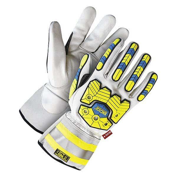 Cut-Resistant Leather Gloves, XS, 1 PR