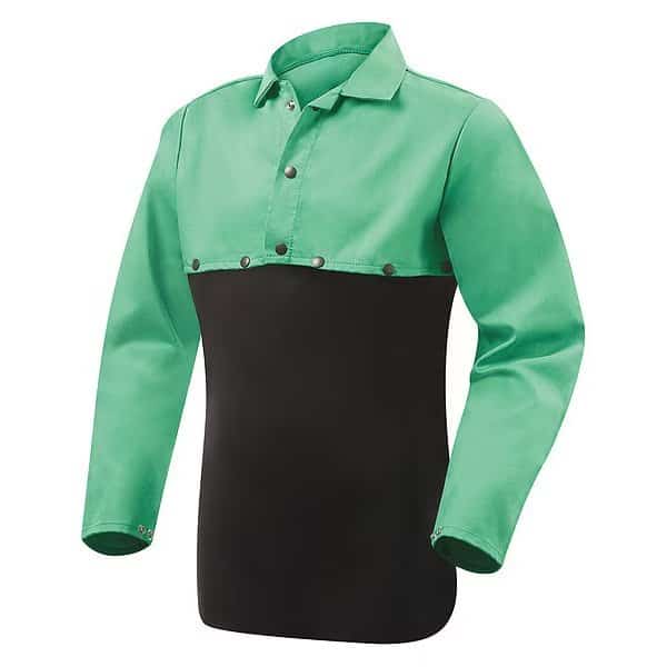 Flame-Resistant Cape Sleeve, L, 11"L, Green