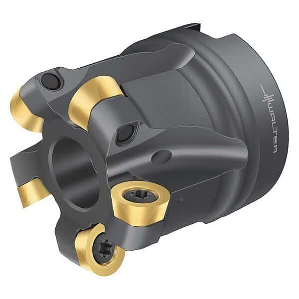 Indexable Face Mill, 5 Inserts, 0.236 in Cut Depth