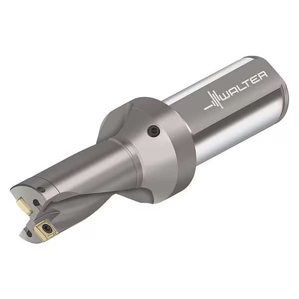Indexable Drill Bit for Small Holes, 20 mm L, 50 mm dia., Coolant Through, D4120-02-15.50F20-P41,