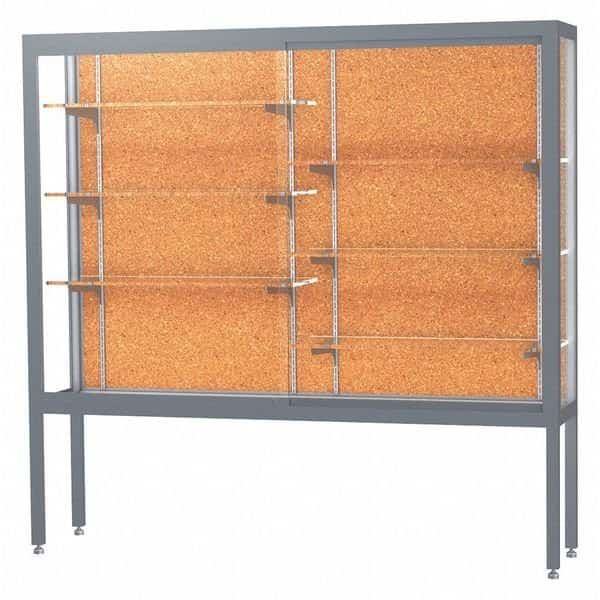 Display Case 72x66x16, Cork, Satin