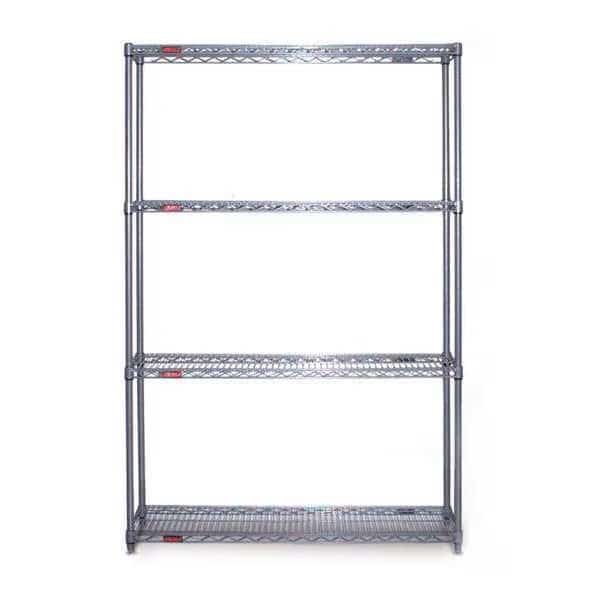 Adjust Shelving,4-Shelf,74"Hx24"Wx30"L, Mfr#: S4-74-2430V, EAGLE GROUP