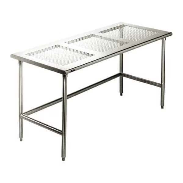 Cleanroom Table, Brushd SSP Top, 36"Wx60"L