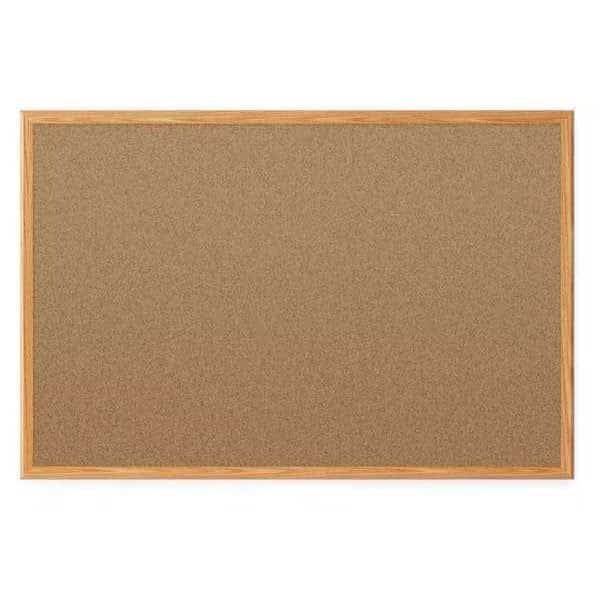 Cork Bulletin Board 3ft.x2ft., Oak Finish Frame, Quartet, Mfr#: 85366