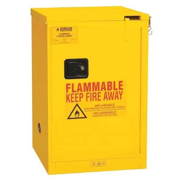 Flammable Safety Storage Cabinet, 4 gal, 1 Shelves, Steel, 17 1/2 in W x 23 1/4 in H x 18 1/4 in D