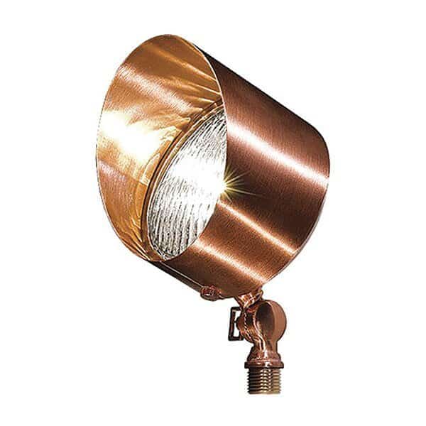 Floodlight, 30, CP, Brass, Hood