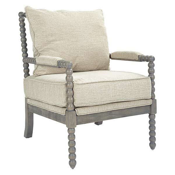 Abbot Chair,Linen, Mfr#: ABB-BY6, AVE 6