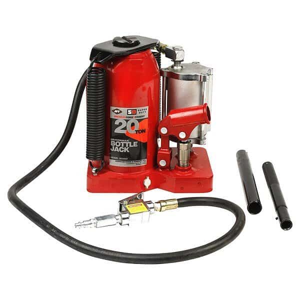 Bottle Jack, 20 ton, Max Lift 20 5/8" H, American Forge & Foundry, Mfr#: 5620SD