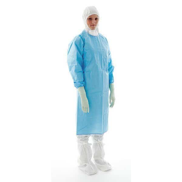 Apron W Sleeves, Non Sterile, M, PK40