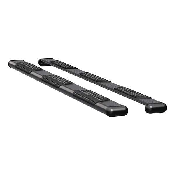 6" Black Powder Coated Aluminum Side Steps