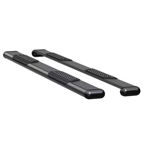 6" Black Powder Coated Aluminum Side Steps
