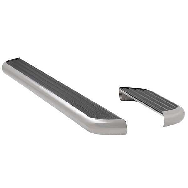 6-1/2" Polished Stainless Steel Aluminum Running Boards
