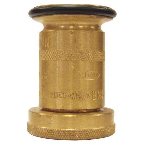 Brass Washdown Nozzle,NPSH 1-1/2", Mfr#: WDN150, DIXON VALVE & COUPLING