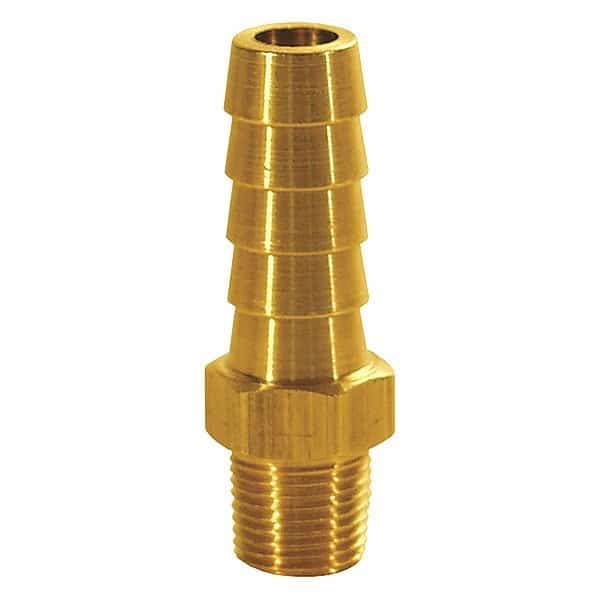 MNPT, 1/4"xHose, Barb, 1/4"