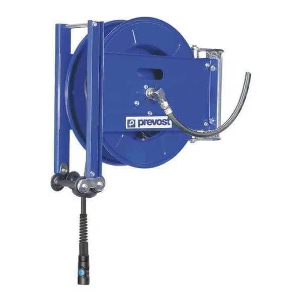 Hose Reel, 1/2" Hose Dia., 50 ft. Length, 175 psi, Media - Hose Reels: Compressed Air
