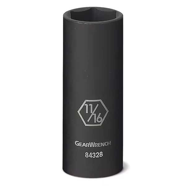 3/8" Drive 6 Point Deep Impact SAE Socket 7/16"