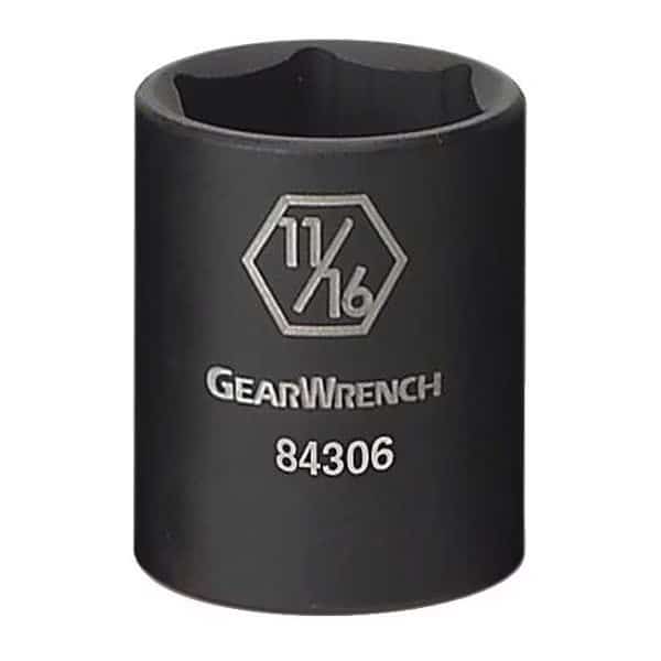 3/8" Drive 6 Point Standard Impact SAE Socket 5/16"
