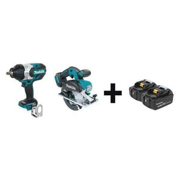 Cordless Combo Kit, 18.0 V, 2 Tools, 2 Batt