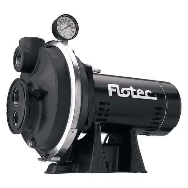 Jet Pump, Thermoplastic, Convertible, 1HP
