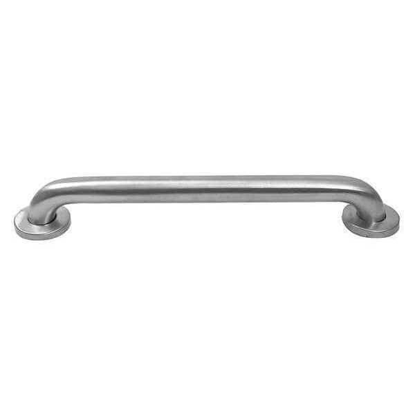 Grab Bar,1-1/2x18",w/CF Peened Flange, Mfr#: DB8918P, DEARBORN BRASS