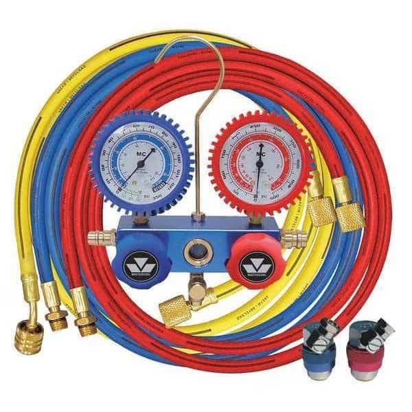 Gauge Set, A/C 134A, Alum 72"