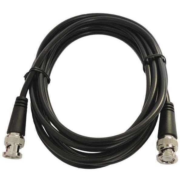 BNC to BNC Coax Cable Assemblies, Male to Male Video and General 75 Ohm, 10 ft.
