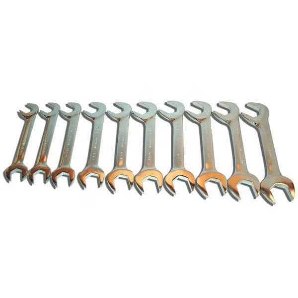 Jumbo Angle Wrench Set,1-5/16 - 2",10pcs, Mfr#: 9810, V-8 TOOLS