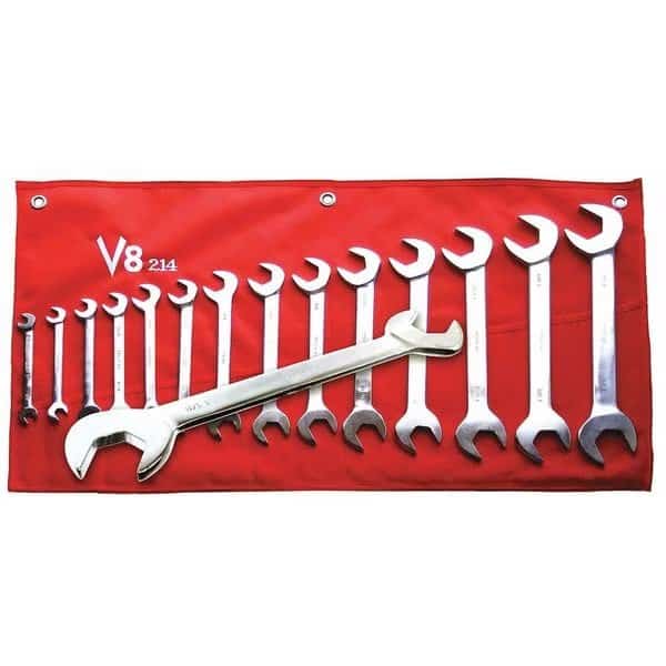 Angle Wrench Set Combo, 3/8-1-1/4", 14 pcs
