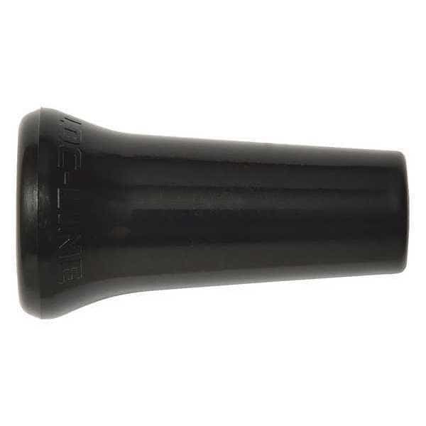 Round Nozzle, Black, 1/4", PK50