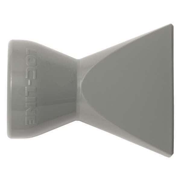 Flare Nozzle, Gray, 1-1/4", PK20
