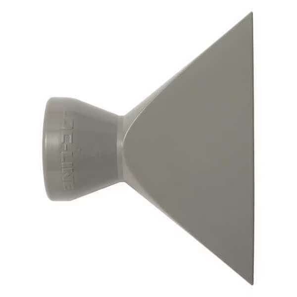 Flare Nozzle, Gray, 2-1/2", PK20, Loc-Line, Mfr#: 59871-G