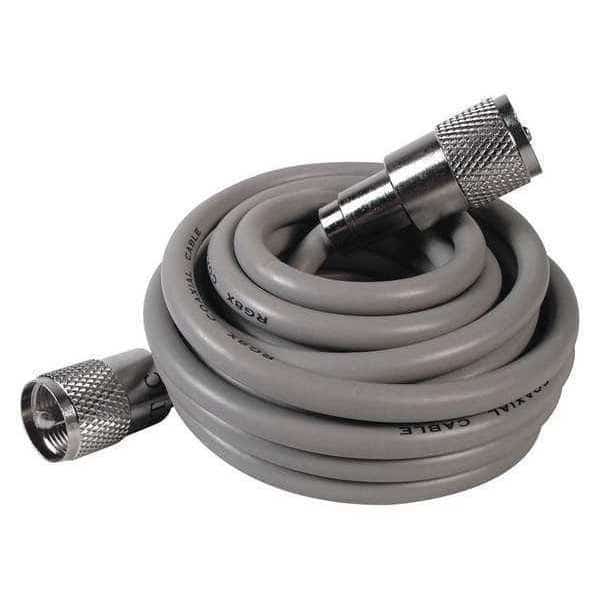 Mini 8 Coaxial Cable, 3ft., Gray, Astatic, Mfr#: 302-10268