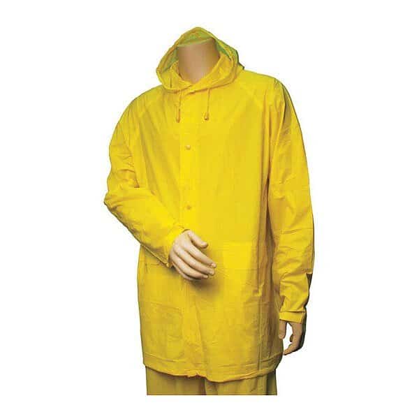 Hooded Yellow Rain Suit