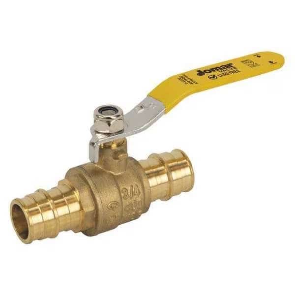 LF Brass Cold Exp PEX Ball Valve, 3/4"