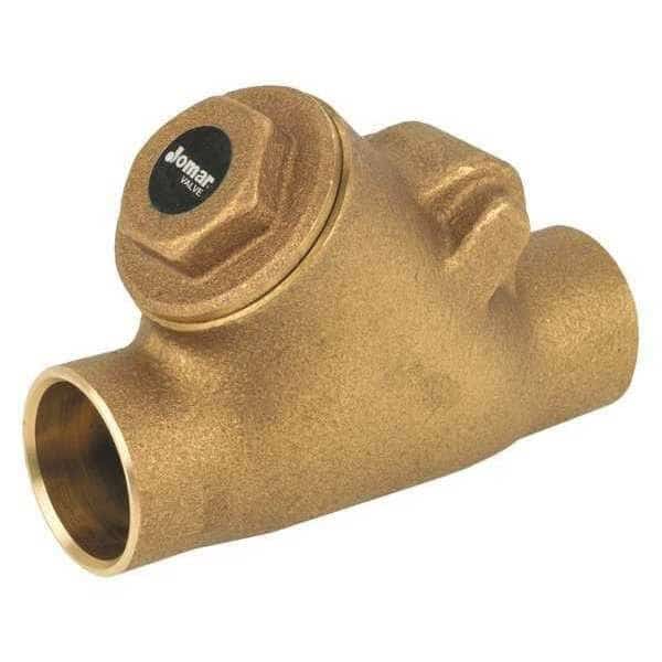 2-1/2" Solder Bronze Y Check Valve
